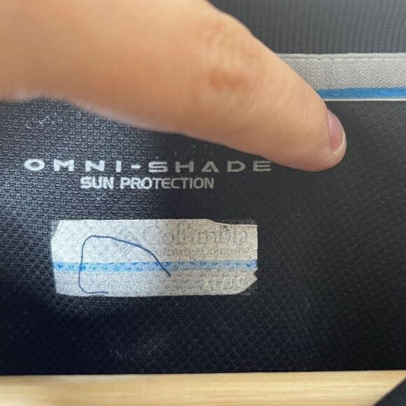 Columbia Shirt Mens XL Black Polo Short sleeve Omni Shade Sun protection - Picture 2 of 7